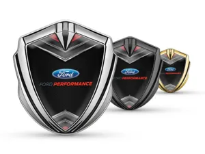 Ford Silicone Emblema Badge Disegno Sportivo Alta Qualità